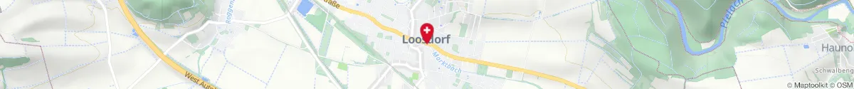Kartendarstellung des Standorts für Apotheke Loosdorf in 3382 Loosdorf